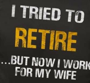 image of retirement sign
